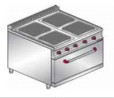 Buy Bertos E9PQ4+FE1, Electric Range 4 Square Burners with Oven