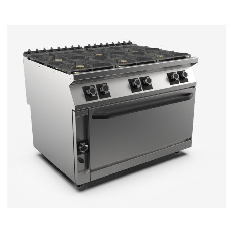 Buy Mareno PC912GFGM - SIX GAS BURNER MAXI OVEN RANGE - LP GAS