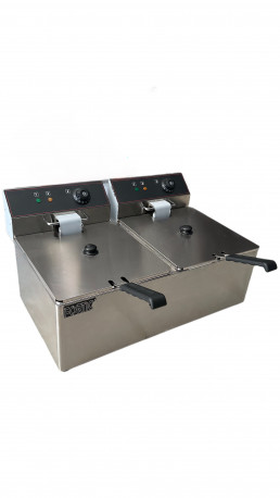 Buy Fortic HEF-11L-2, 2-Tank 2-Basket Electric Fryer 11L + 11L