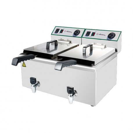 Buy Milano EF102V, Electric Deep Fryer, 6X6 Liters with Faucet