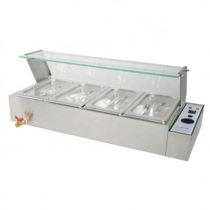 Buy Milana Equip BM36, Electric Food Warmer Bain Marie, 4 Compartments