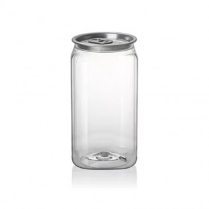 Buy Golden Ice 330ml Clear Plastic Cans with Lids – Compatible with PAC2301032 Automatic Can Sealing Machine (Pack of 200)