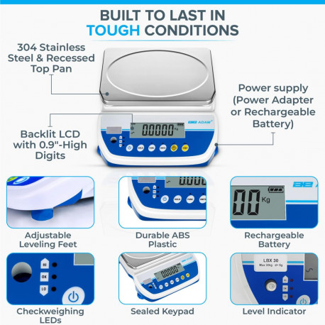 Buy Adam LBX 6 Compact Bench Scale