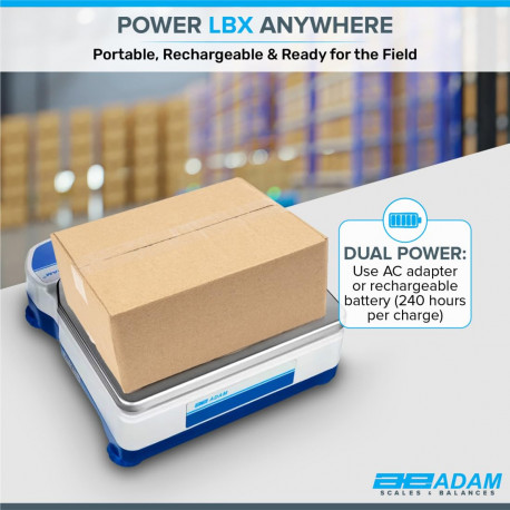 Buy Adam LBX 12 Compact Bench Scale for Versatile Food & Industrial Use