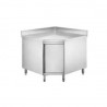 Buy Omaj CCTD-10107B, Corner Cupboard with Hinged Door and Backsplash
