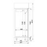 Buy Vernox BN14-M-R290 Double Door Upright Refrigerator