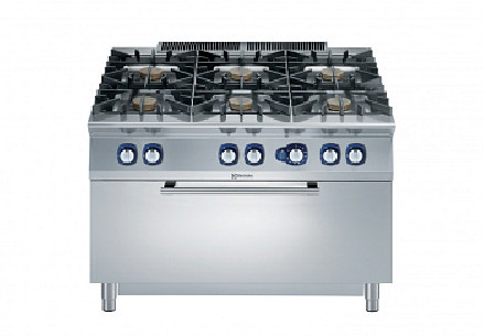 Buy Electrolux 391581, 6 Burners Gas Range with Oven, 1200 mm