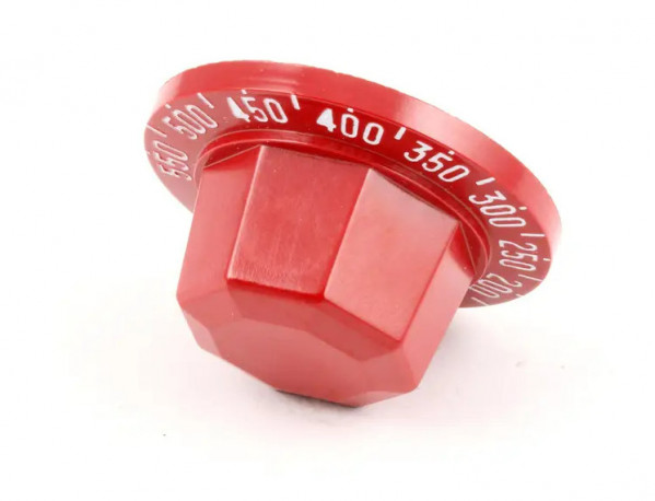 Buy Vulcan Hart 00-415119-00004 Dial/Knob, Oven Thermostat, Off-200-550F, Red