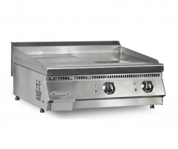 Buy Pimak GRTC80, Commercial Counter Top Electric Grill, Smooth and Ribbed Surface