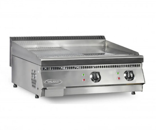 Buy Pimak GRTC80, Commercial Counter Top Electric Grill, Smooth and Ribbed Surface