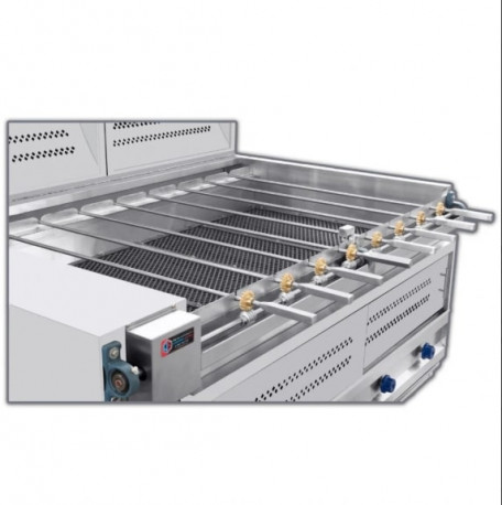 Buy Alwatania Factory GRCH8-180, Commercial 8-Skewer Horizontal Chicken Grill