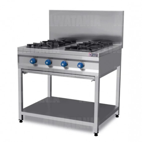 Buy Alwatania Factory OV4-100, 4 Burners Gas Stove, Cast Iron, 1000 mm