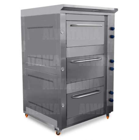 Buy Alwatania Factory OV3F100, Stainless Steel Three-tier Gas Oven, 1000 mm