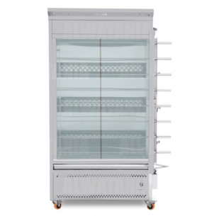 Buy Alwatania Factory SCH100, Stainless Steel Chicken Grill with 8 Skewers, 1000 mm