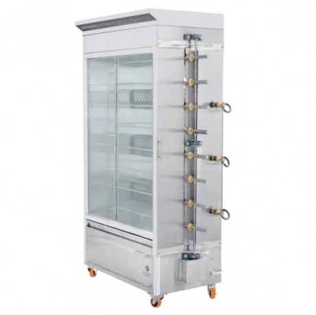 Buy Alwatania Factory SCH100, Stainless Steel Chicken Grill with 8 Skewers, 1000 mm