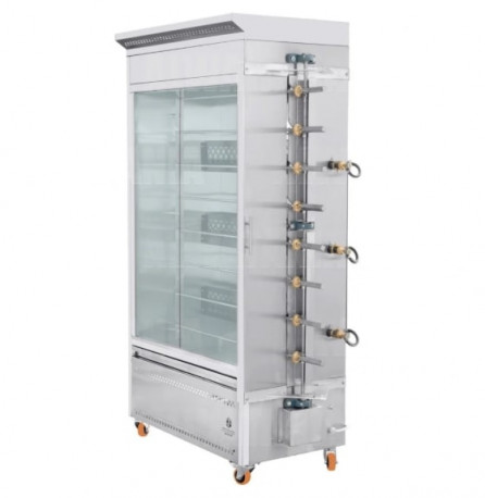 Buy Alwatania Factory SCH100, Stainless Steel Chicken Grill with 8 Skewers, 1000 mm