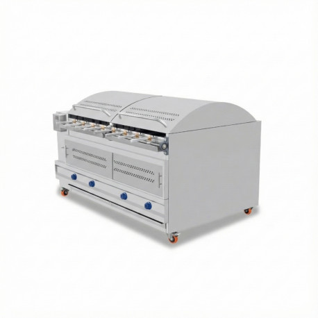 Buy Alwatania Factory GRCH8-180, Commercial 8-Skewer Horizontal Chicken Grill