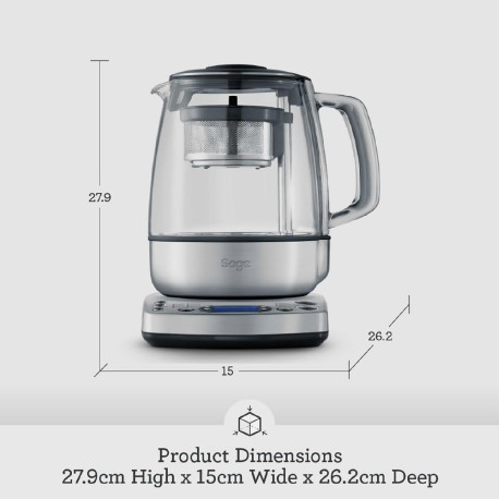Buy Sage Sage -  STM800UK The Tea Maker, 1.5L Automated Smart Tea Infuser with 5 Brew Strength Presets