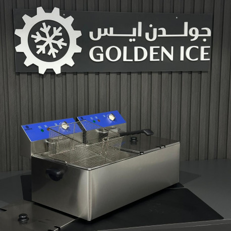 Buy Golden Ice HEF-11L-2, Double Tank Electric Fryer, 11 Liters Per Tank