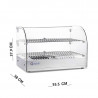 Buy Golden Ice, HW-45R,  Food Warming Cabinet Curved Glass, 45 Liters