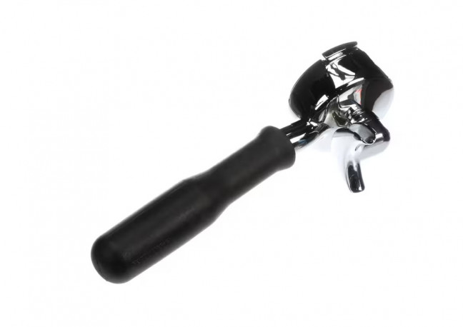 Buy Synesso 1.7132 Portafilter with Double Spout, Black Handle, No Spring or Basket