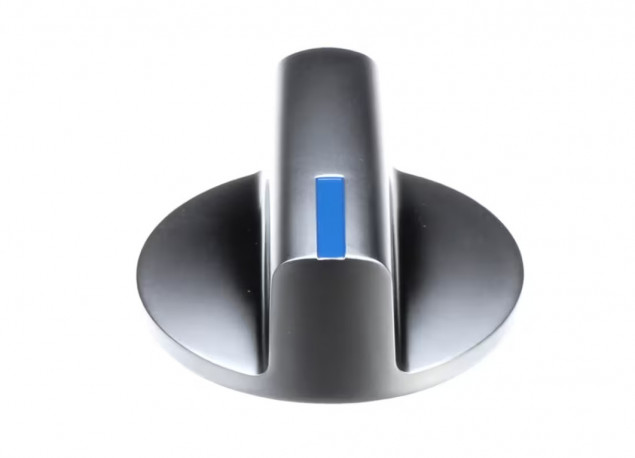 Imperial 39777 Knob, Manual Gas Valve, Chrome with Blue Indicator Line