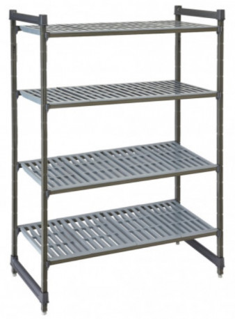 Buy Cambro CBU217272V4580, Camshelving® Basics Plus Vented 4-Shelf Stationary Starter Unit