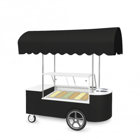 Buy Omaj Pro EML-FG12, Ice Cream Display Cart Black