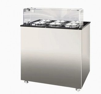 Buy Omaj Pro SMART08-PT, Ice Cream Display Pozzetti with 8 Pans