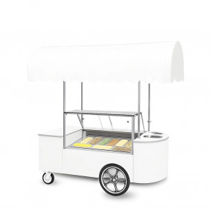 Buy Omaj Pro EML-CG12, Ice Cream Display Cart White