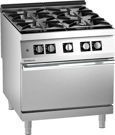 Buy Angelo Po 1N1FAAG, Four Burners Gas Range with Static Oven