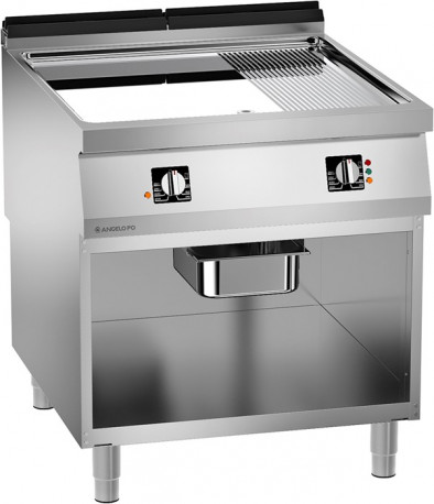 Buy Angelo Po 1N1FT6E, Electric Griddle Ribbed Smooth Chromium Plate On Cabinet