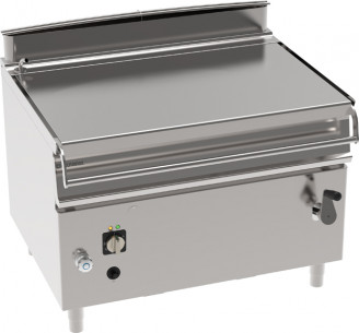 Buy Tecnoinox B12FXGN9, Freestanding Tilting Gas Bratt Pan on Closed Cabinet, 120 Liters