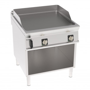 Buy Tecnoinox FTL8FE9, Freestanding Electric Griddle With Smooth Plate On Open Cabinet