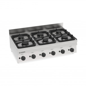 Buy Tecnoinox PC35G/6, 6 Burners, Gas Boiling Top with Cast Iron Grids