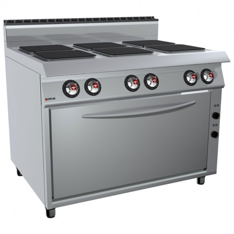 Buy OffCar 90CQE16XLE, Electric 6 Square Plates Range on Electric Oven