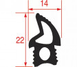 Buy Unox KGN1354A, Gasket for Oven Door, 200mm