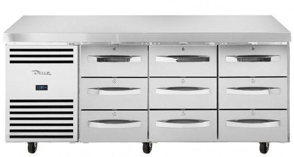 Buy True TCR1/3 Counter Refrigerator – 9 Drawers, GN 1/1