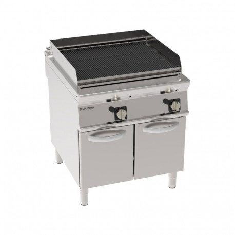 Buy Tecnoinox GD8FG9 Freestanding gas grill with water and cast iron grid on closed cabinet