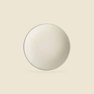 Buy Globy, Round Plate Grey, 28.7x5.9 cm