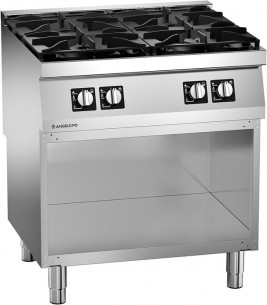 Buy Angelo Po 1S1FA0B, 4 Burner Gas Range On Cabinet, Line 70