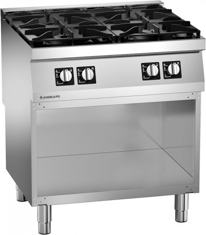 Buy Angelo Po 1S1FA0B, 4 Burner Gas Range On Cabinet, Line 70