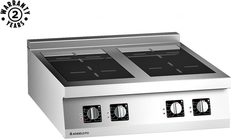 Buy Angelo Po 0N0VT1I,  Induction Pyroceram Cooking Range 2 Areas, Line 90