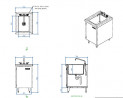 Buy Miran SBS557090WM, Base Cabinet With Sink