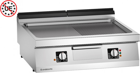 Buy Angelo Po 1S0FT3E, Electric Griddle With Smooth Ribbed Mild Steel Plate, Line 70