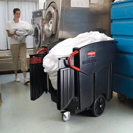 Buy Rubbermaid FG9W7300BLA Executive Series Mega BRUTE® Mobile Waste Collector – 454 L