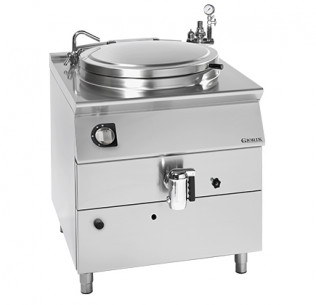 Buy Giorik PGI915 Gas Indirect Heating Boiling Pan 150L | Commercial 24kW Stainless Steel Kettle