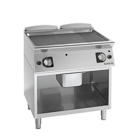 Buy Giorik FRG941GF Commercial Gas Griddle | Full Ribbed Iron Plate 800mm | Unika 900 Series