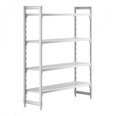 Buy Cambro CPU186072V4480, 4-Tier Heavy-Duty Plastic Shelving Unit