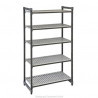 Buy Cambro ESU186084V5580, 5 Shelves Polypropylene Brushed Graphite Shelving Kit
